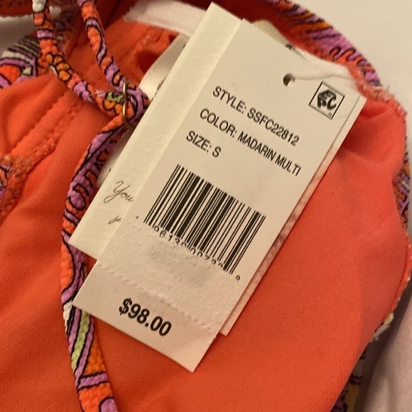 FLOWER Child O-Ring Cutout One-Piece Swimsuit Size Small - Picture 4 of 9